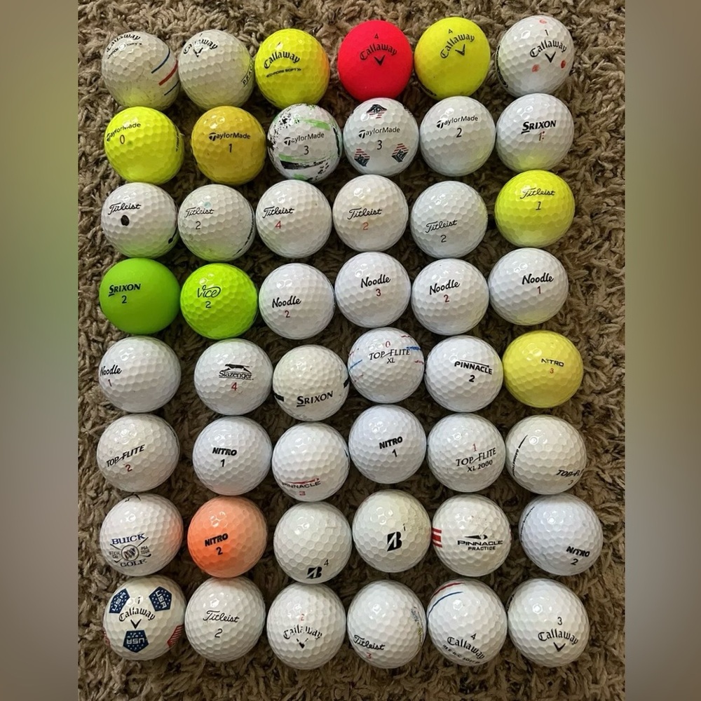 48 Assorted Golf Balls